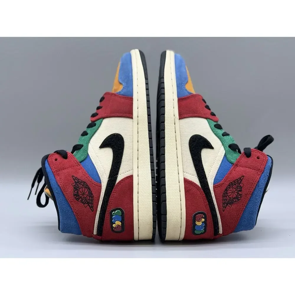Jordan 1 Mid SE Fearless Blue The Great Men’s 8 CU2805-100 Multicolor /pre-owned